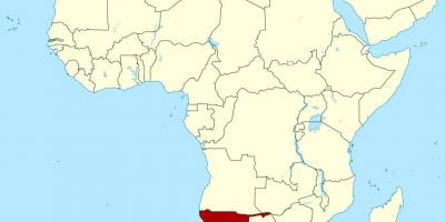 Harta e Namibi të afrikës